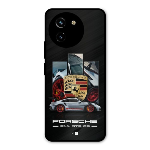 Magnificent Supercar Metal Back Case for Vivo T3x