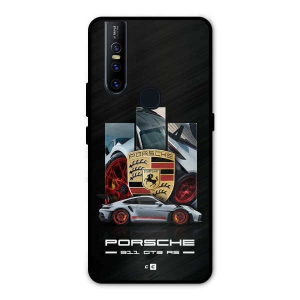 Magnificent Supercar Metal Back Case for Vivo V15