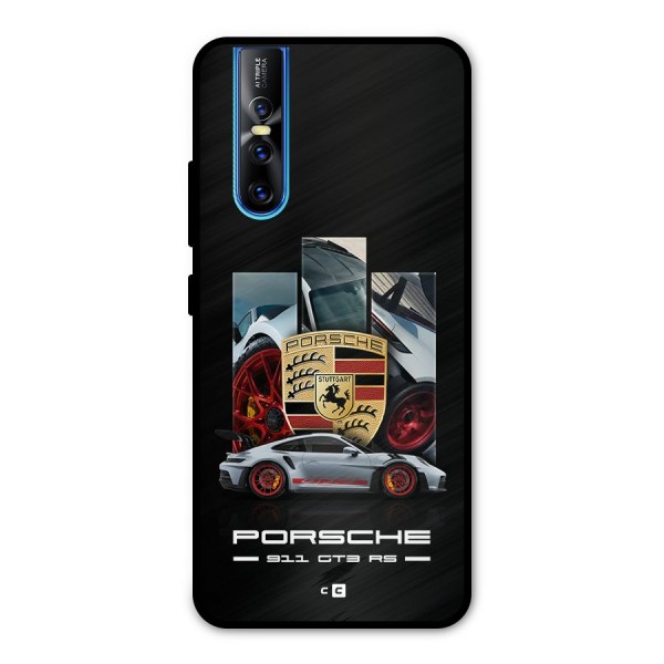 Magnificent Supercar Metal Back Case for Vivo V15 Pro