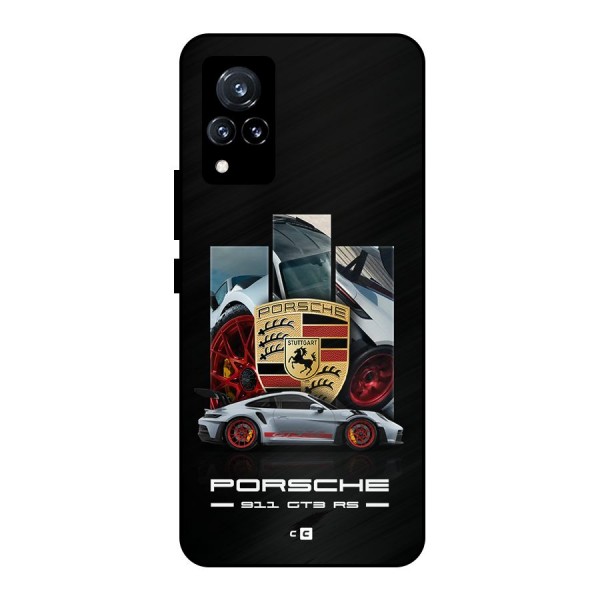 Magnificent Supercar Metal Back Case for Vivo V21 5G