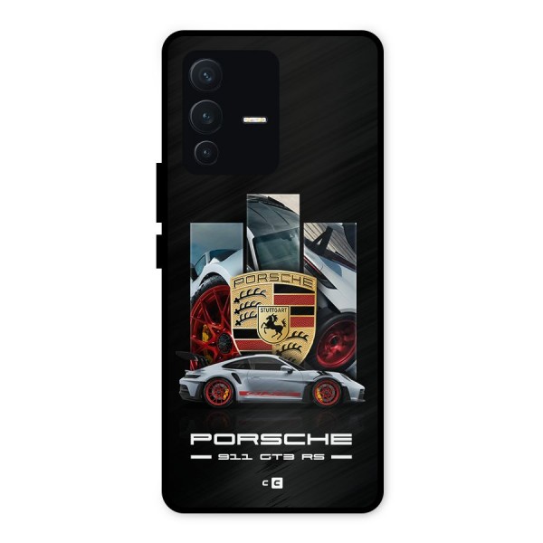 Magnificent Supercar Metal Back Case for Vivo V23 5G