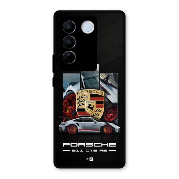 Magnificent Supercar Metal Back Case for Vivo V27