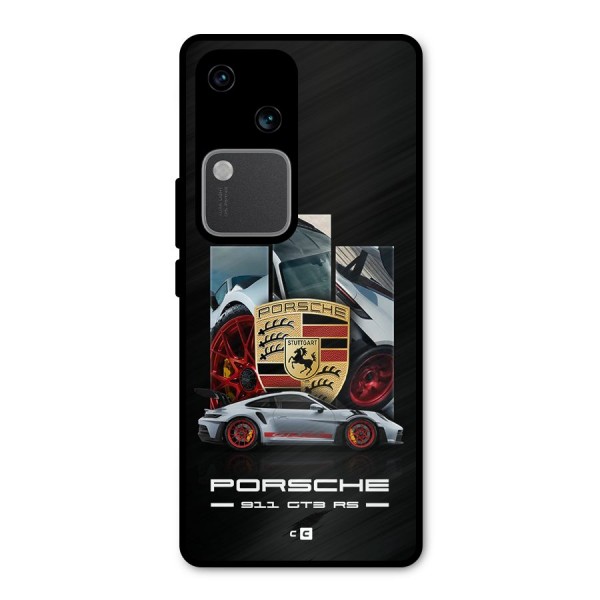 Magnificent Supercar Metal Back Case for Vivo V30