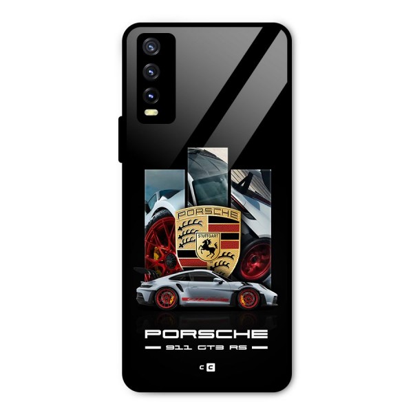 Magnificent Supercar Metal Back Case for Vivo Y20 2021