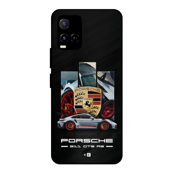 Magnificent Supercar Metal Back Case for Vivo Y21