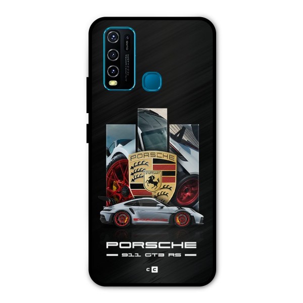 Magnificent Supercar Metal Back Case for Vivo Y30