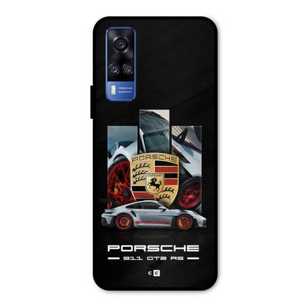 Magnificent Supercar Metal Back Case for Vivo Y31