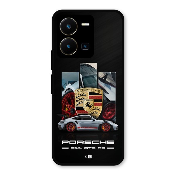 Magnificent Supercar Metal Back Case for Vivo Y35