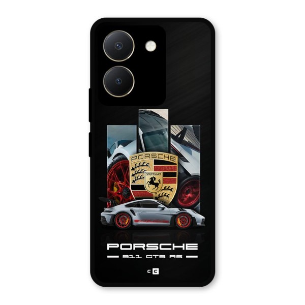 Magnificent Supercar Metal Back Case for Vivo Y36