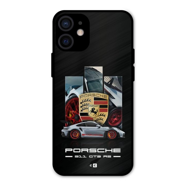 Magnificent Supercar Metal Back Case for iPhone 12 Mini