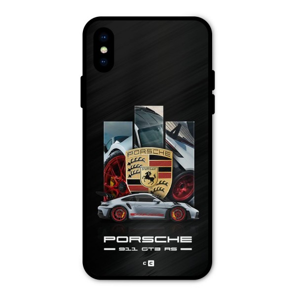 Magnificent Supercar Metal Back Case for iPhone X