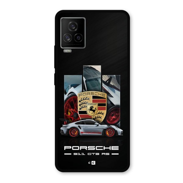 Magnificent Supercar Metal Back Case for iQOO 7 Legend 5G