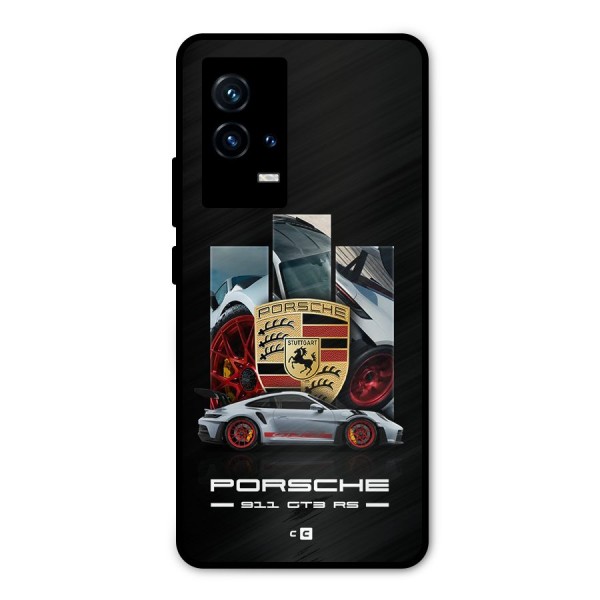 Magnificent Supercar Metal Back Case for iQOO 9 5G