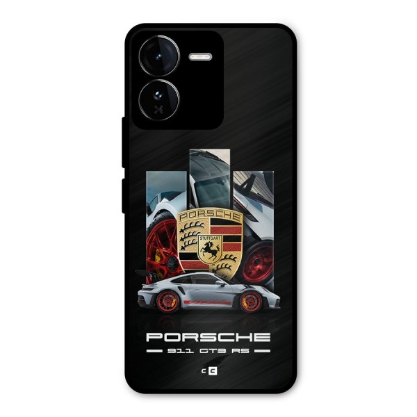 Magnificent Supercar Metal Back Case for iQOO Z9