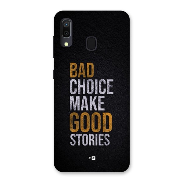 Make Good Stories Back Case for Galaxy A30