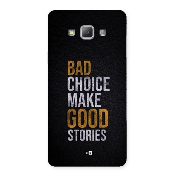 Make Good Stories Back Case for Galaxy A7