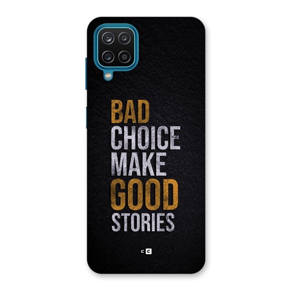 Make Good Stories Back Case for Galaxy F12