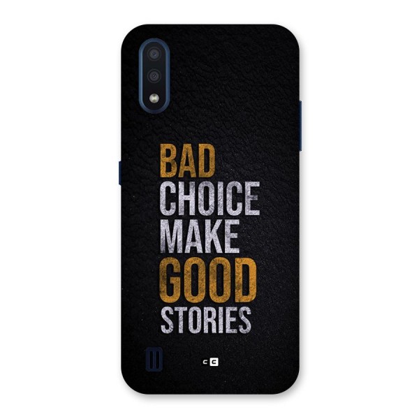 Make Good Stories Back Case for Galaxy M01