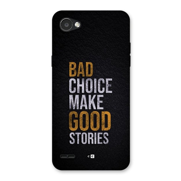 Make Good Stories Back Case for LG Q6