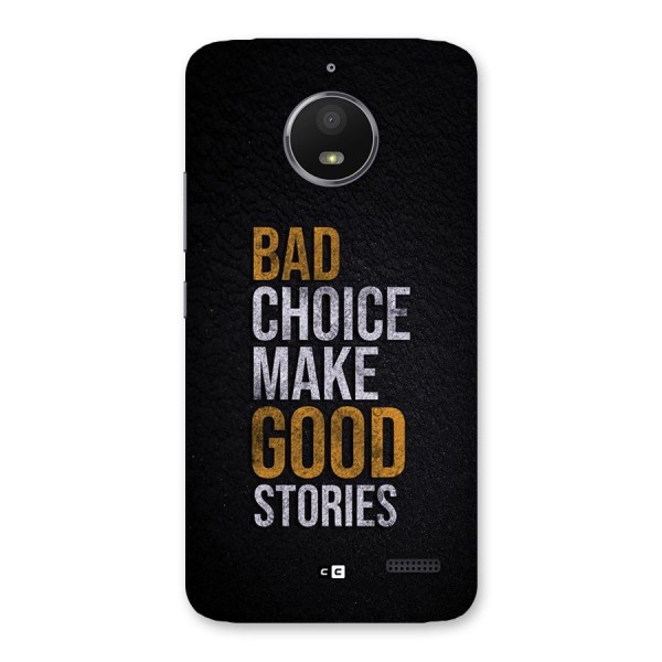 Make Good Stories Back Case for Moto E4