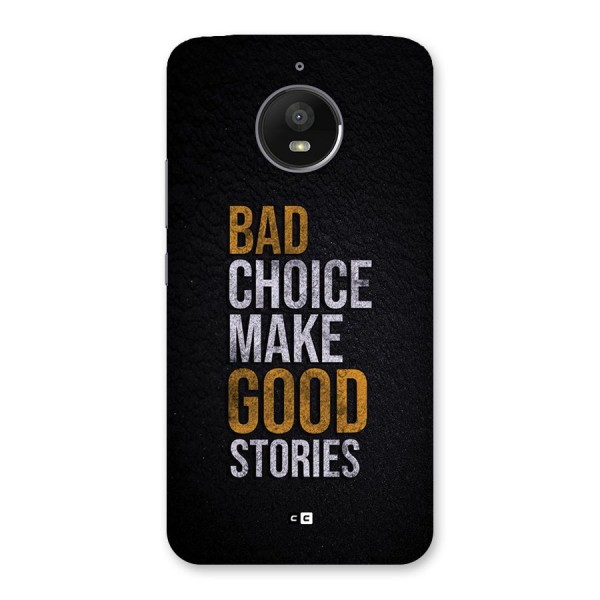 Make Good Stories Back Case for Moto E4 Plus