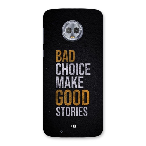 Make Good Stories Back Case for Moto G6