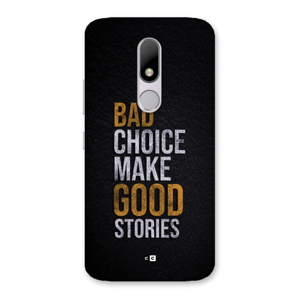 Make Good Stories Back Case for Moto M