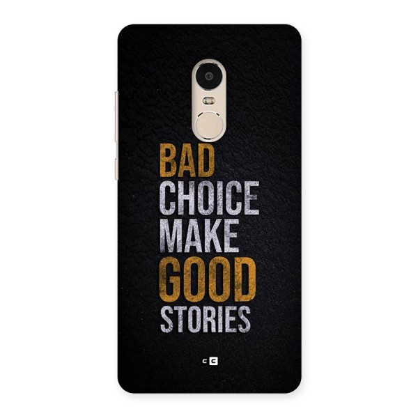 Make Good Stories Back Case for Redmi Note 4