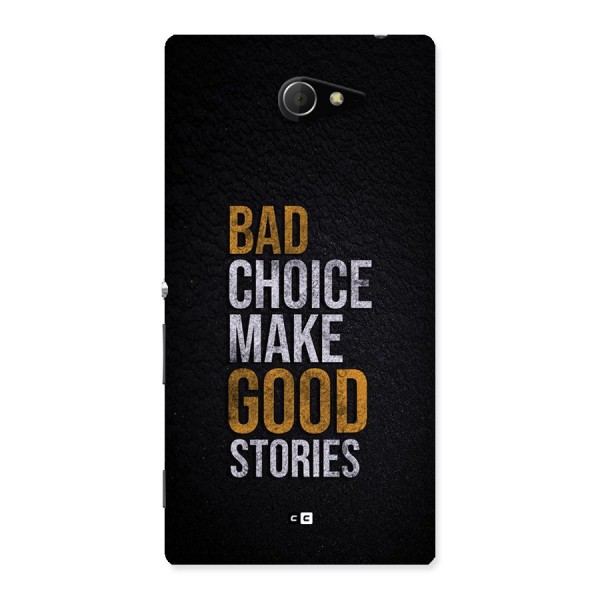 Make Good Stories Back Case for Xperia M2