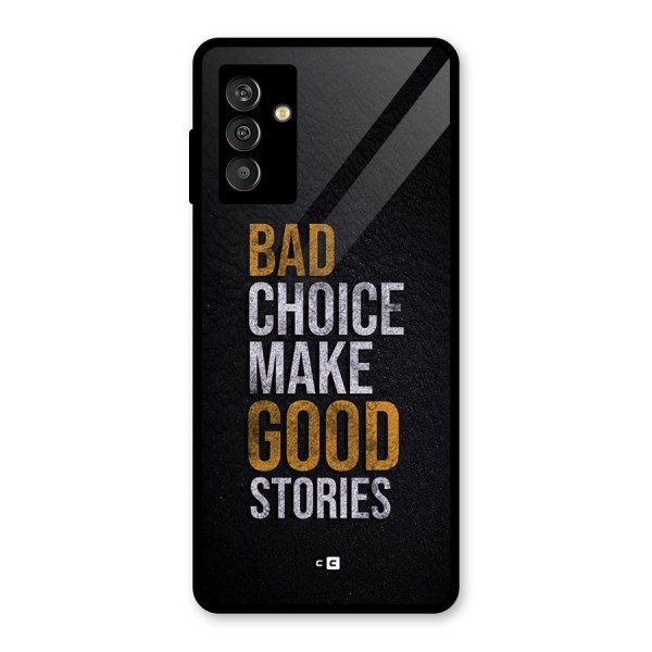 Make Good Stories Glass Back Case for Galaxy M13