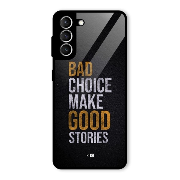 Make Good Stories Glass Back Case for Galaxy S21 5G