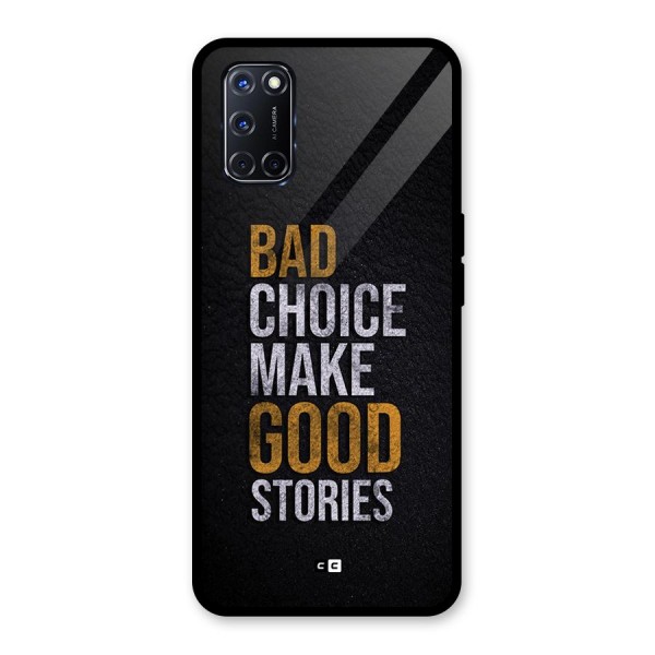 Make Good Stories Glass Back Case for Oppo A52