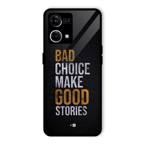 Make Good Stories Glass Back Case for Oppo F21 Pro 4G