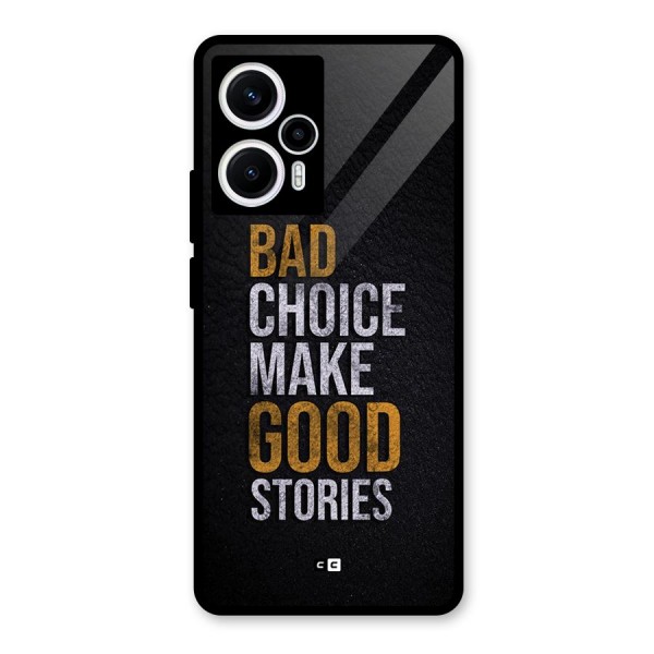 Make Good Stories Glass Back Case for Poco F5