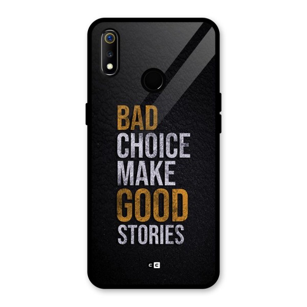 Make Good Stories Glass Back Case for Realme 3