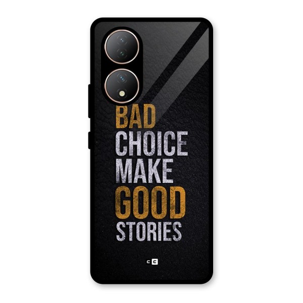 Make Good Stories Glass Back Case for Vivo T2