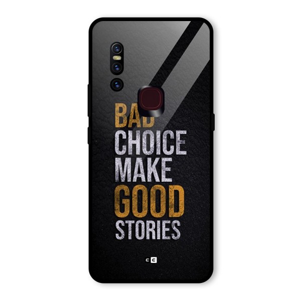 Make Good Stories Glass Back Case for Vivo V15