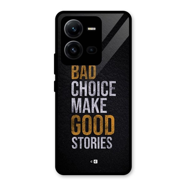 Make Good Stories Glass Back Case for Vivo V25