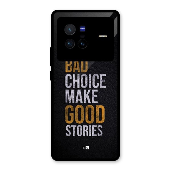 Make Good Stories Glass Back Case for Vivo X80