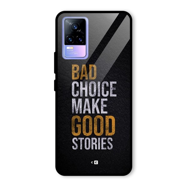 Make Good Stories Glass Back Case for Vivo Y73