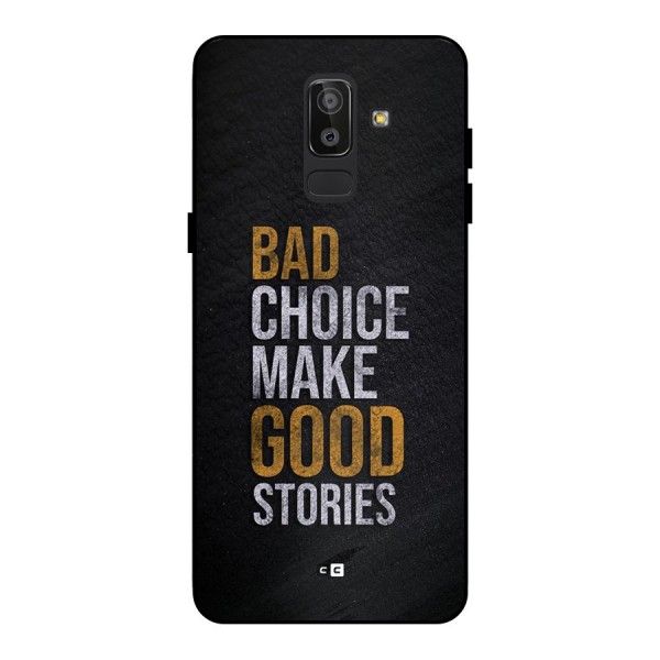 Make Good Stories Metal Back Case for Galaxy J8