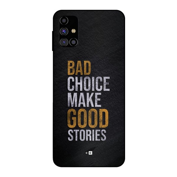 Make Good Stories Metal Back Case for Galaxy M31s