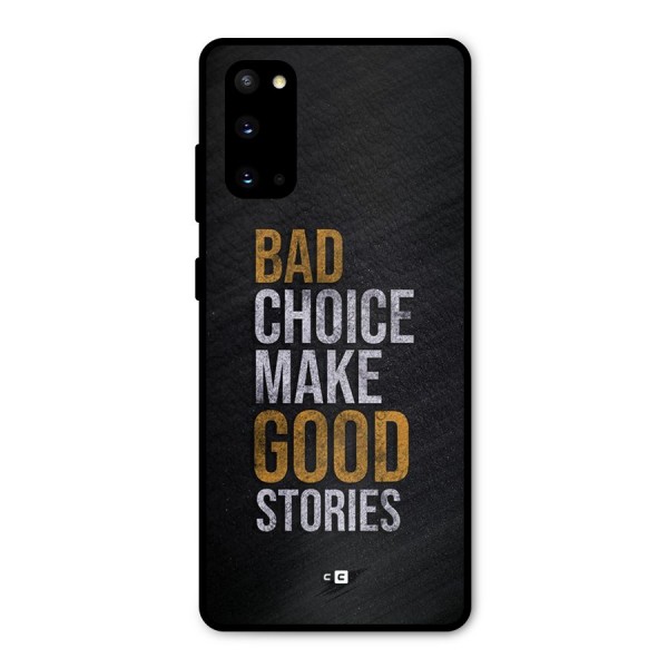 Make Good Stories Metal Back Case for Galaxy S20