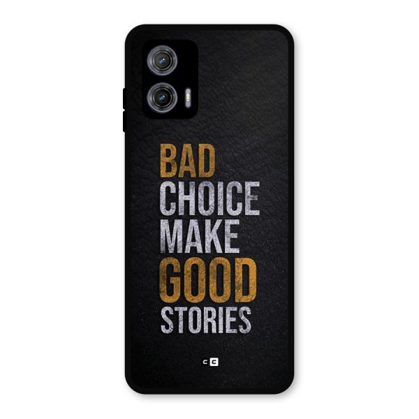 Make Good Stories Metal Back Case for Moto G73