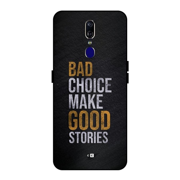 Make Good Stories Metal Back Case for Oppo F11