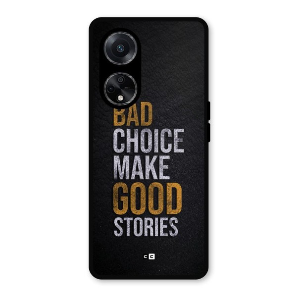 Make Good Stories Metal Back Case for Oppo F23