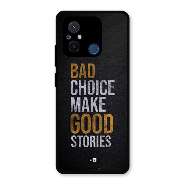 Make Good Stories Metal Back Case for Poco C55