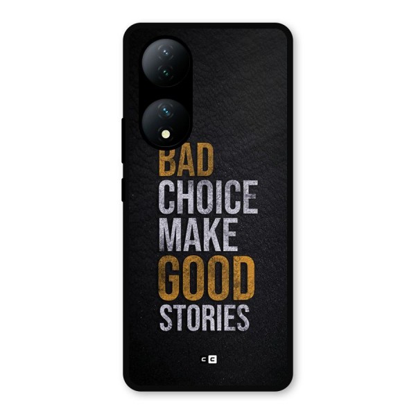 Make Good Stories Metal Back Case for Vivo T2