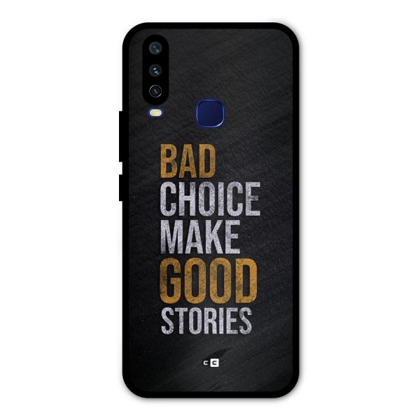 Make Good Stories Metal Back Case for Vivo Y15