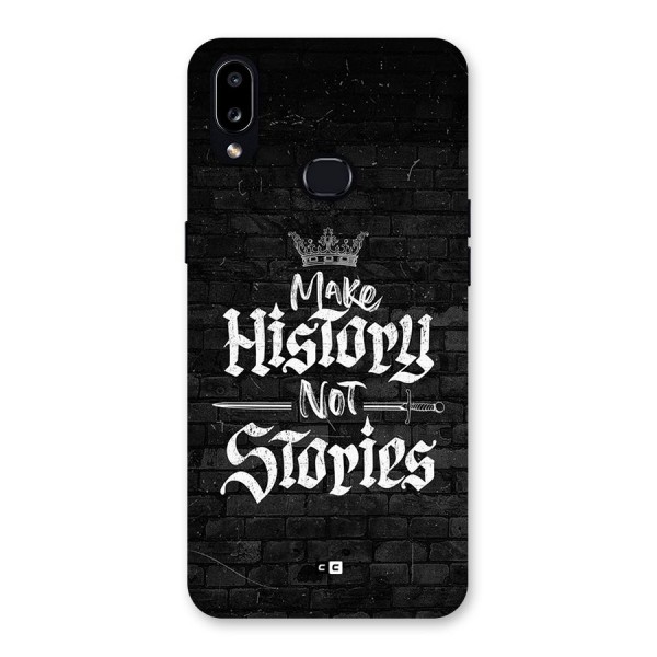 Make History Back Case for Galaxy A10s